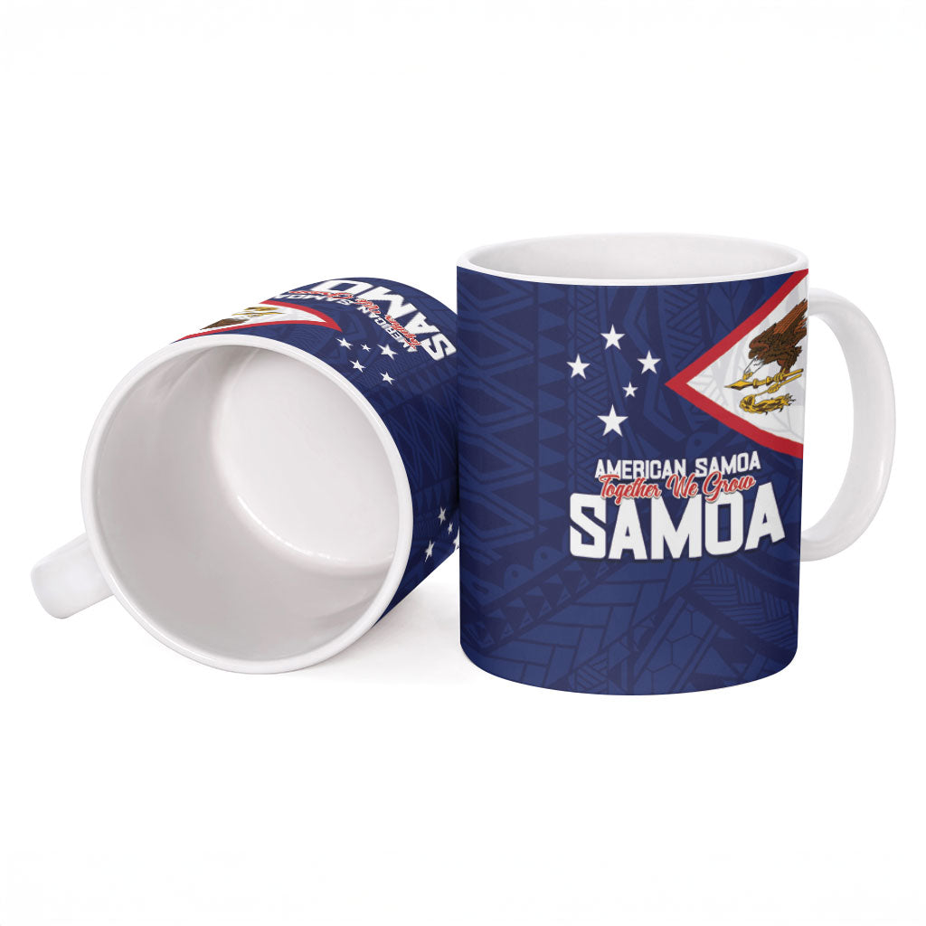 American Samoa And Samoa Ceramic Mug Together We Grow