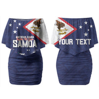Personalized American Samoa And Samoa Couples Matching Off Shoulder Short Dress and Hawaiian Shirt Together We Grow