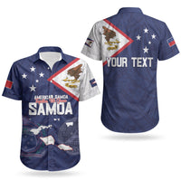 Personalized American Samoa And Samoa Couples Matching Off Shoulder Short Dress and Hawaiian Shirt Together We Grow