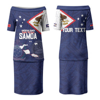 Personalized American Samoa And Samoa Couples Matching Puletasi and Long Sleeve Button Shirt Together We Grow