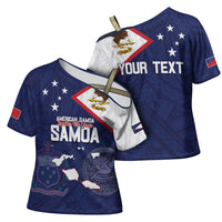 Personalized American Samoa And Samoa Cross Shoulder Shirt Together We Grow