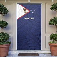 Personalized American Samoa And Samoa Door Cover Together We Grow