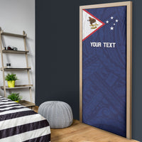Personalized American Samoa And Samoa Door Cover Together We Grow