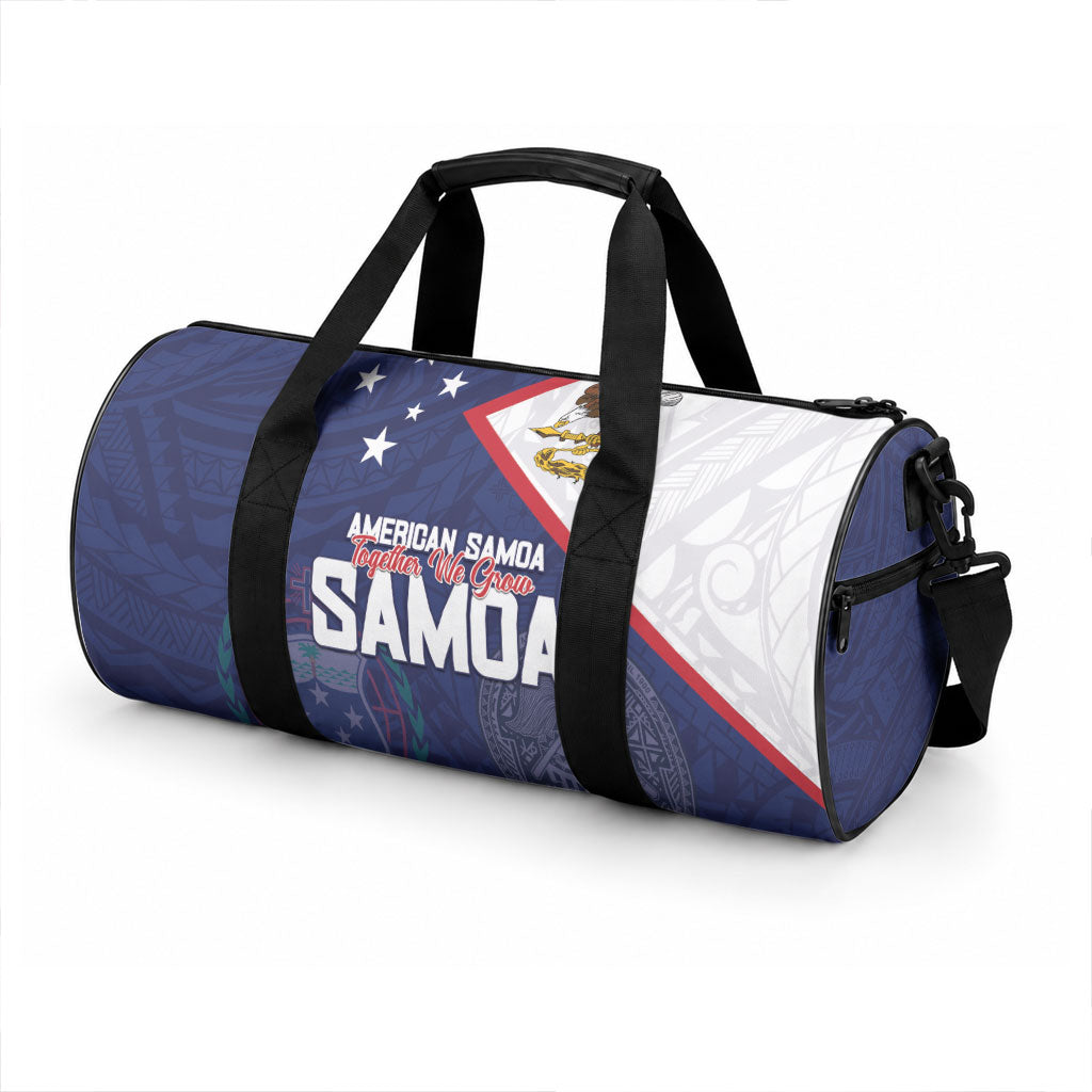 American Samoa And Samoa Duffle Bag Together We Grow