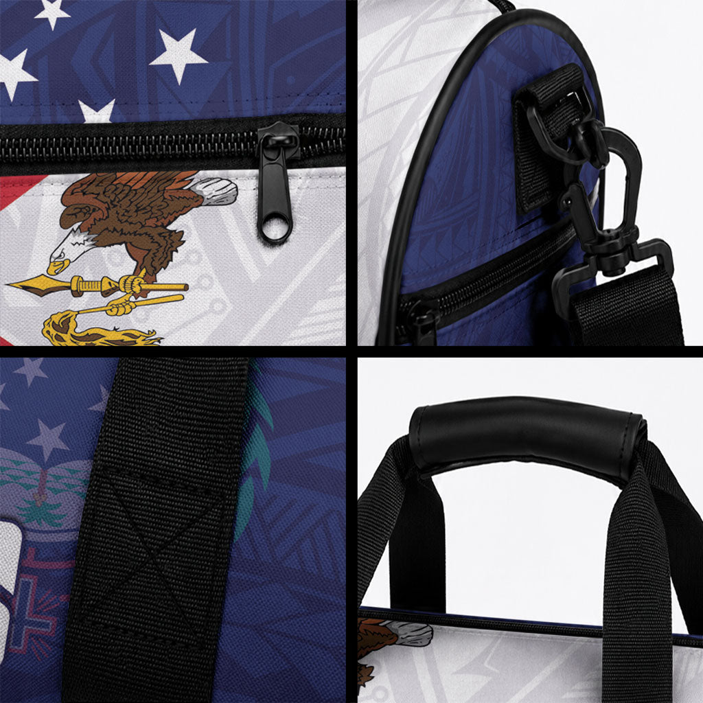 American Samoa And Samoa Duffle Bag Together We Grow