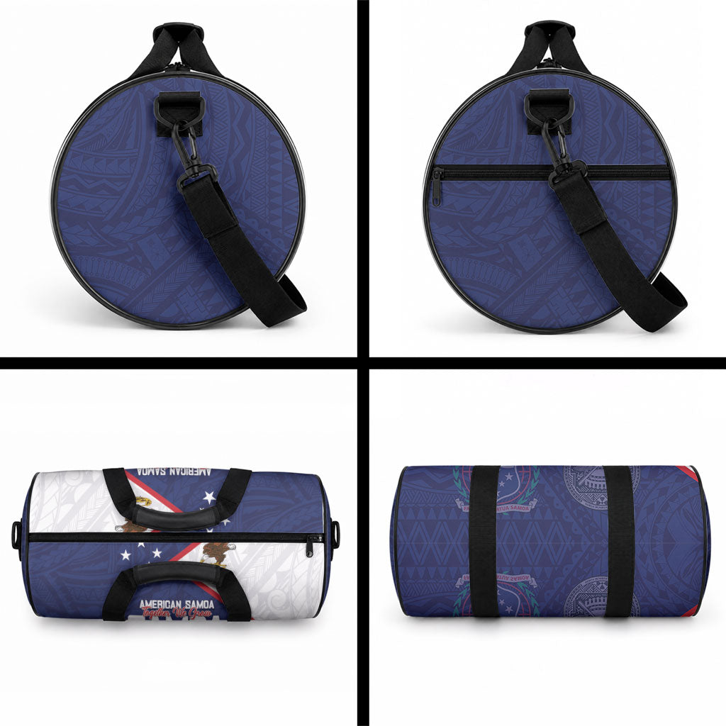 American Samoa And Samoa Duffle Bag Together We Grow