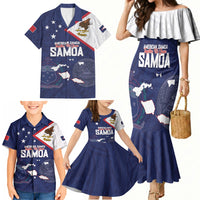 Personalized American Samoa And Samoa Family Matching Mermaid Dress and Hawaiian Shirt Together We Grow