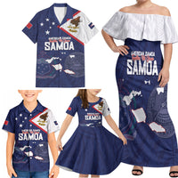 Personalized American Samoa And Samoa Family Matching Off Shoulder Maxi Dress and Hawaiian Shirt Together We Grow