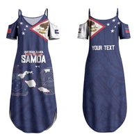 Personalized American Samoa And Samoa Family Matching Summer Maxi Dress and Hawaiian Shirt Together We Grow