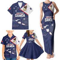 Personalized American Samoa And Samoa Family Matching Tank Maxi Dress and Hawaiian Shirt Together We Grow