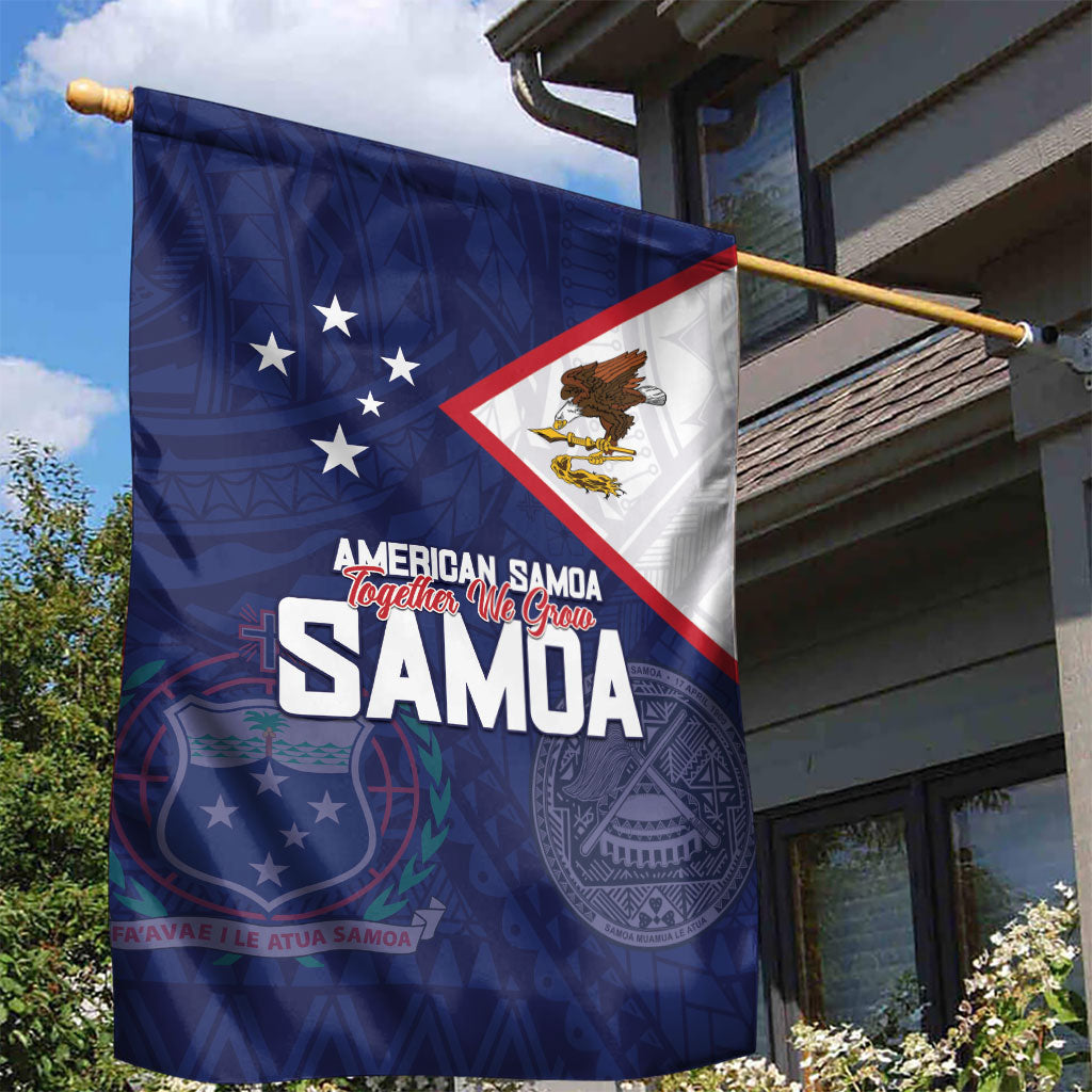 American Samoa And Samoa Garden Flag Together We Grow