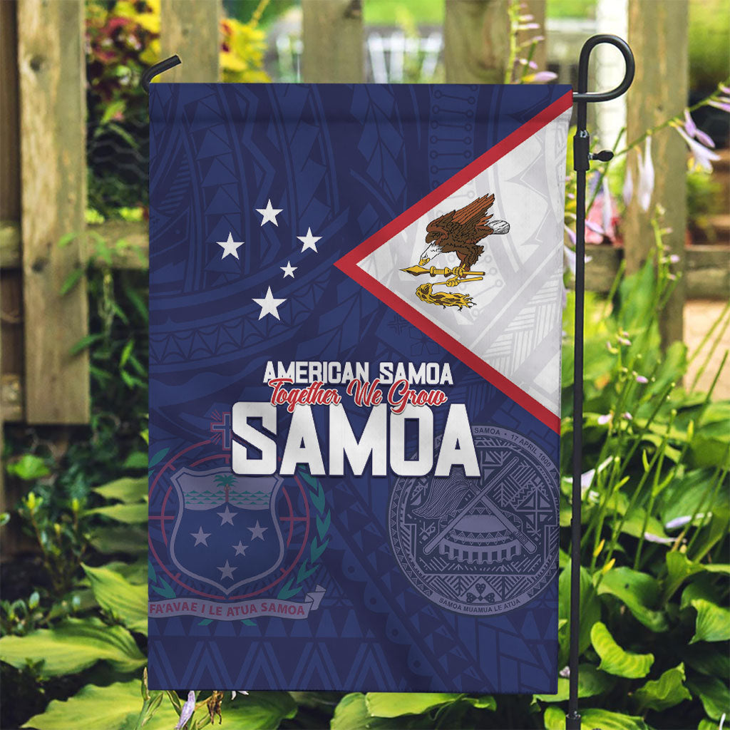 American Samoa And Samoa Garden Flag Together We Grow