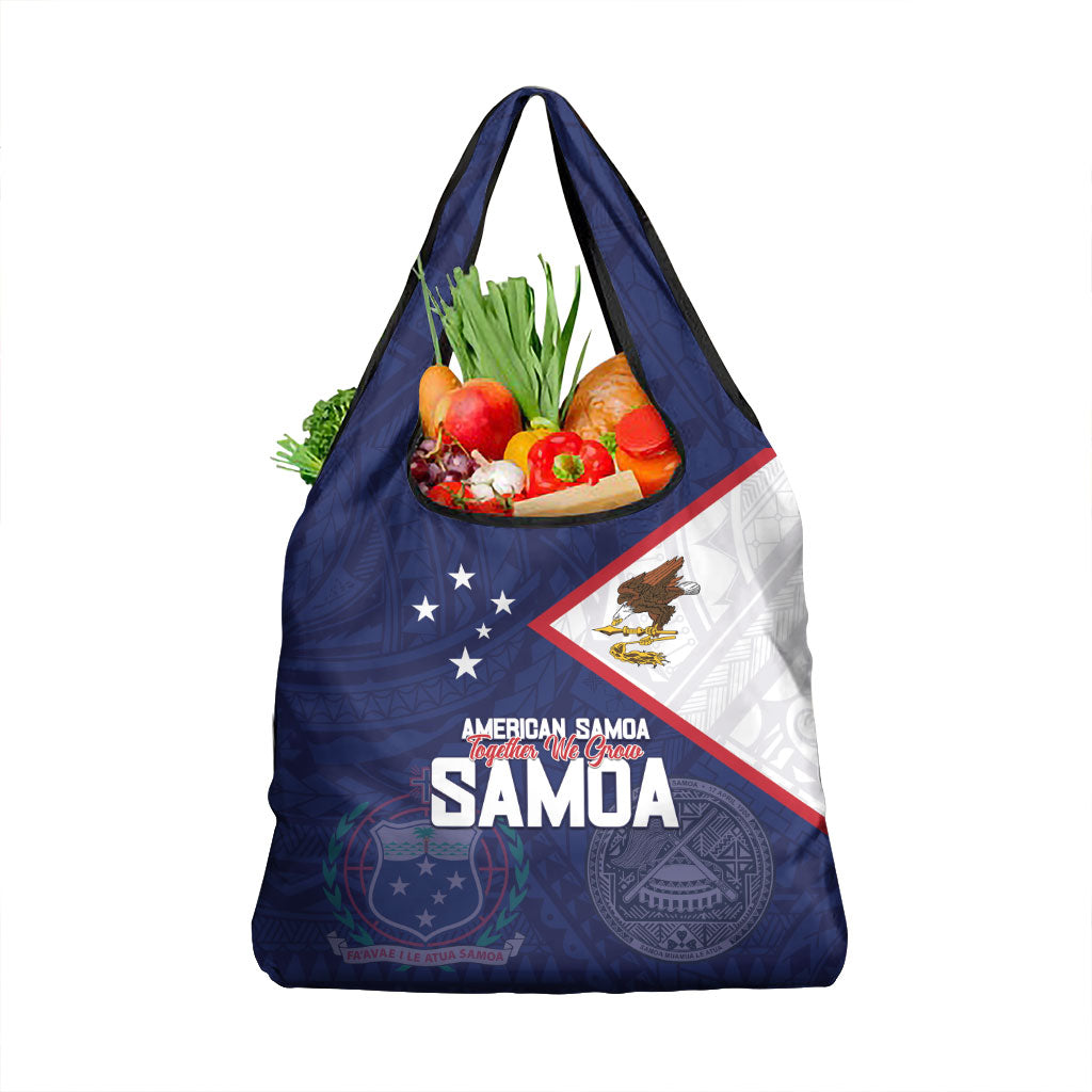 American Samoa And Samoa Grocery Bag Together We Grow