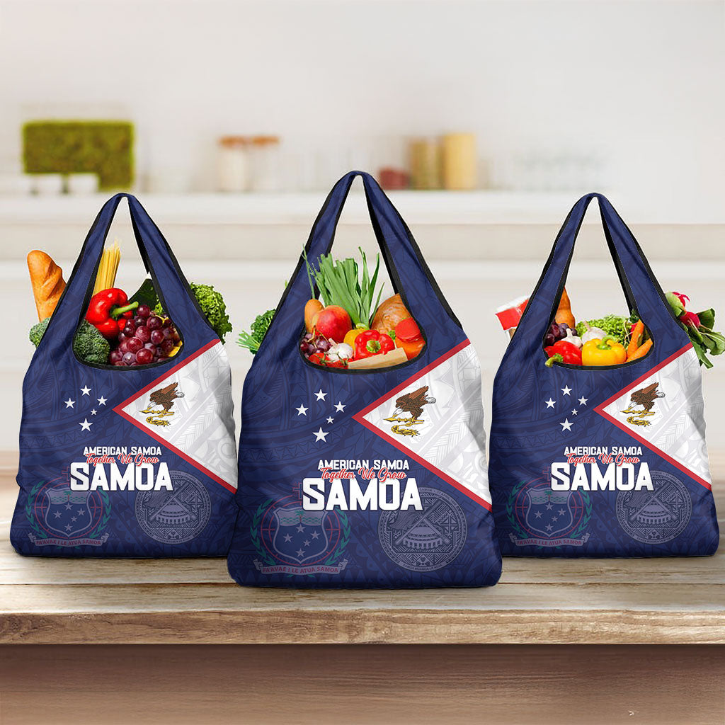 American Samoa And Samoa Grocery Bag Together We Grow