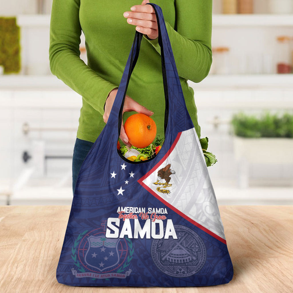 American Samoa And Samoa Grocery Bag Together We Grow