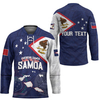Personalized American Samoa And Samoa Hockey Jersey Together We Grow