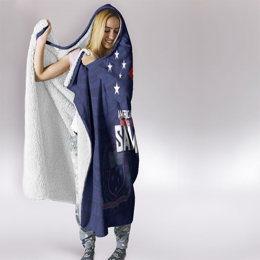 American Samoa And Samoa Hooded Blanket Together We Grow