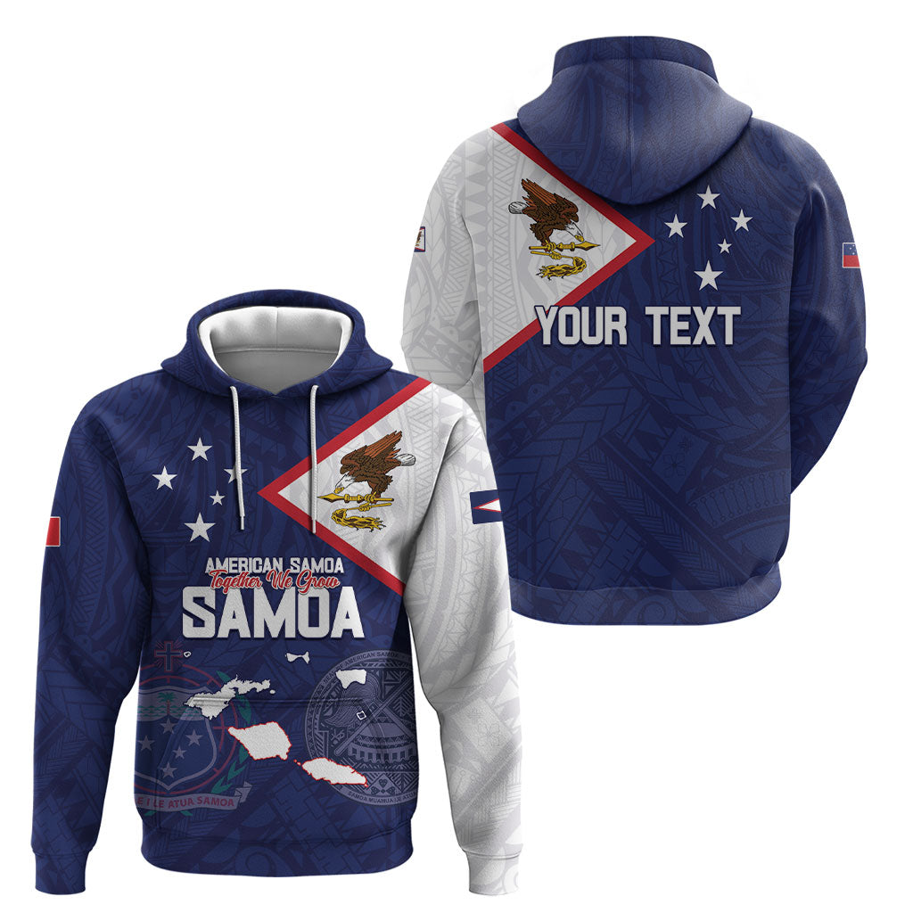 Personalized American Samoa And Samoa Hoodie Together We Grow