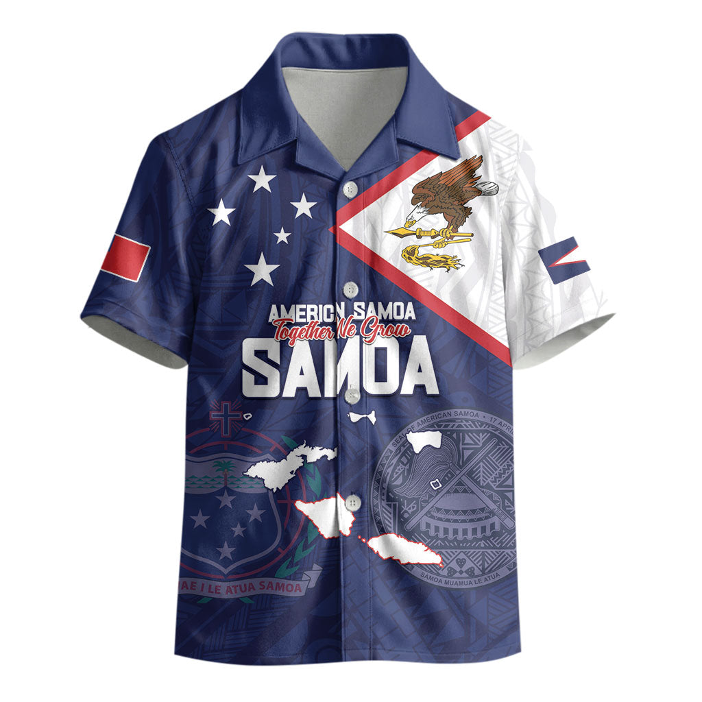 Personalized American Samoa And Samoa Kid Hawaiian Shirt Together We Grow