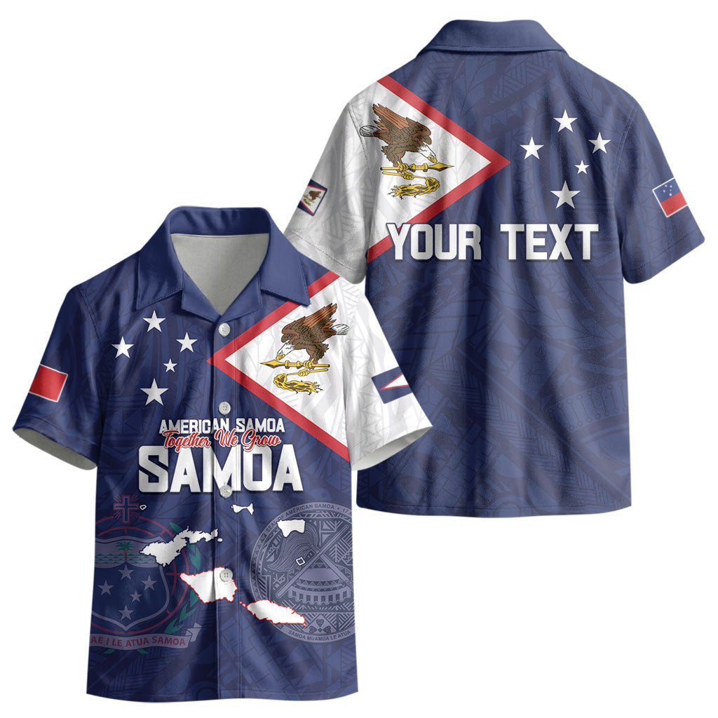 Personalized American Samoa And Samoa Kid Hawaiian Shirt Together We Grow