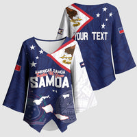 Personalized American Samoa And Samoa Kimono Sleeve Blouse Together We Grow