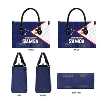 American Samoa And Samoa Leather Bag Together We Grow