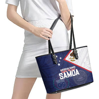 American Samoa And Samoa Leather Tote Bag Together We Grow