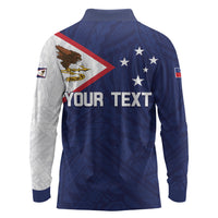 Personalized American Samoa And Samoa Long Sleeve Polo Shirt Together We Grow