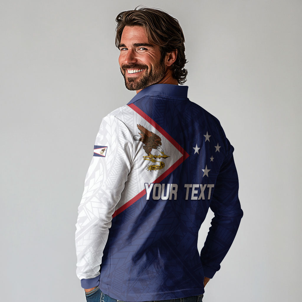 Personalized American Samoa And Samoa Long Sleeve Polo Shirt Together We Grow