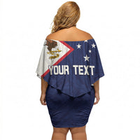 Personalized American Samoa And Samoa Off Shoulder Short Dress Together We Grow
