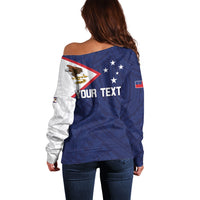 Personalized American Samoa And Samoa Off Shoulder Sweater Together We Grow