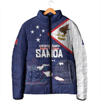 Personalized American Samoa And Samoa Padded Jacket Together We Grow