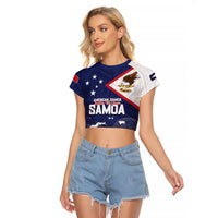 Personalized American Samoa And Samoa Raglan Cropped T Shirt Together We Grow