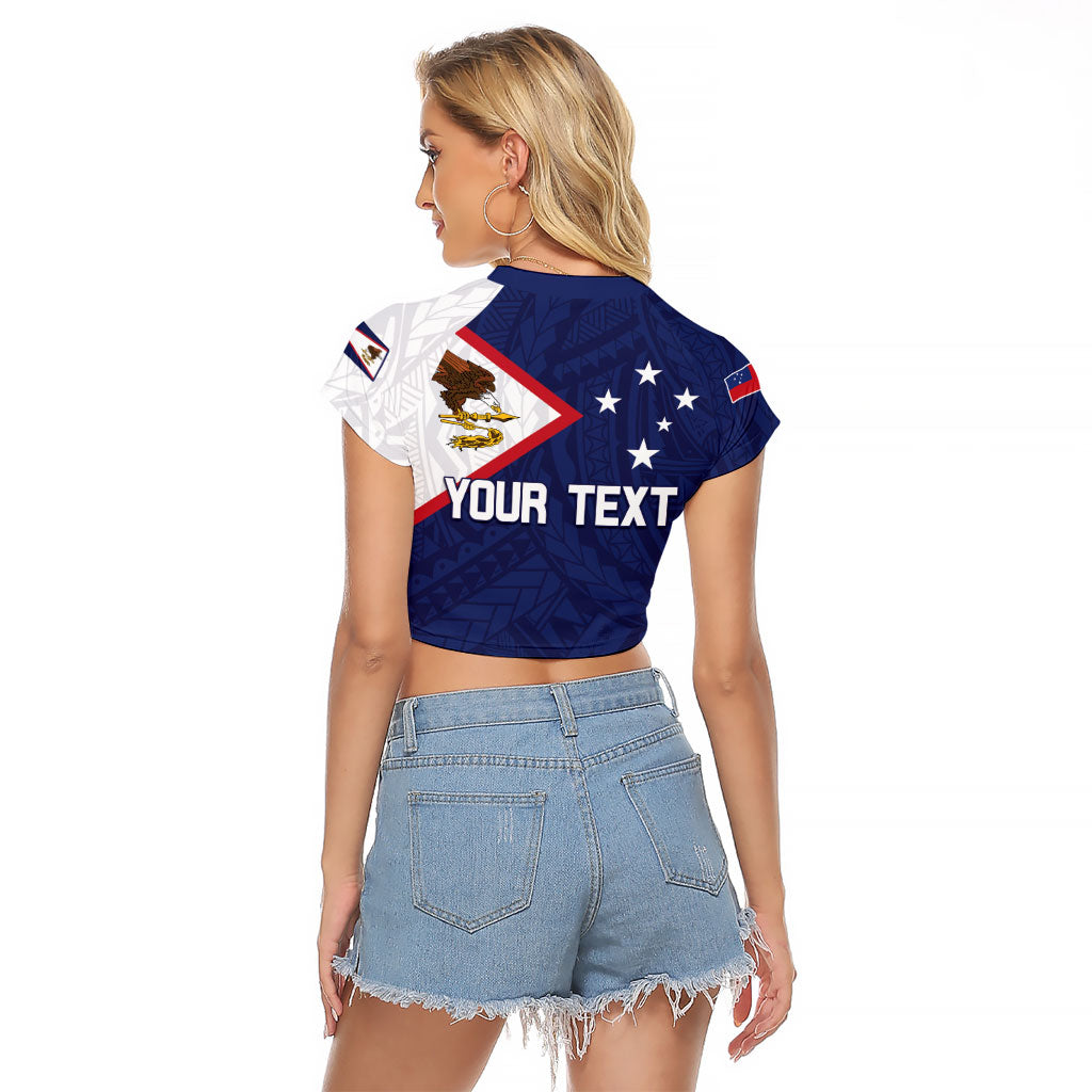 Personalized American Samoa And Samoa Raglan Cropped T Shirt Together We Grow