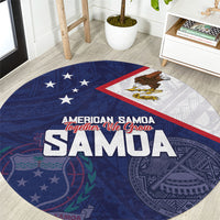 American Samoa And Samoa Round Carpet Together We Grow