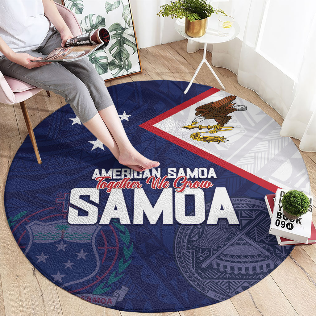 American Samoa And Samoa Round Carpet Together We Grow