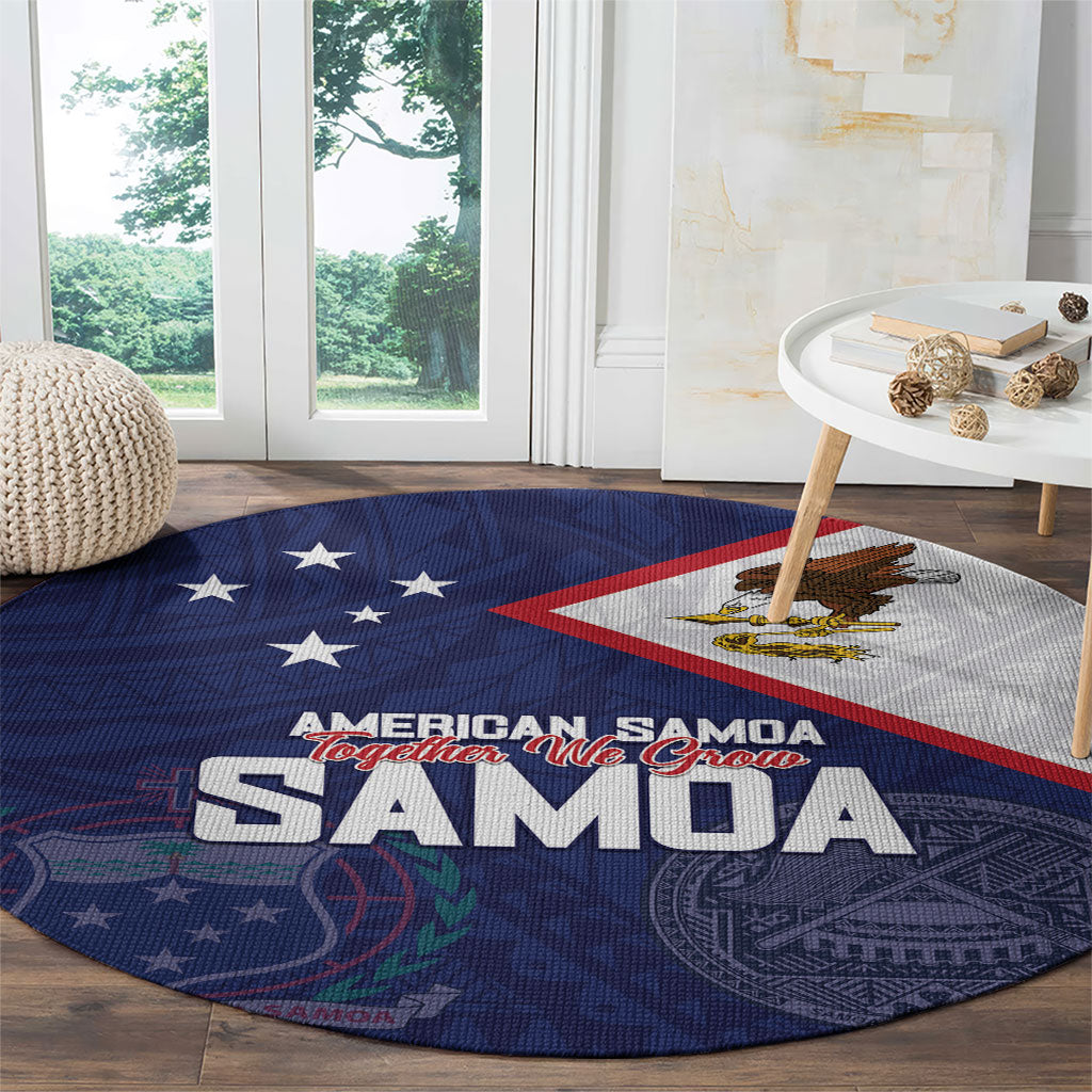 American Samoa And Samoa Round Carpet Together We Grow