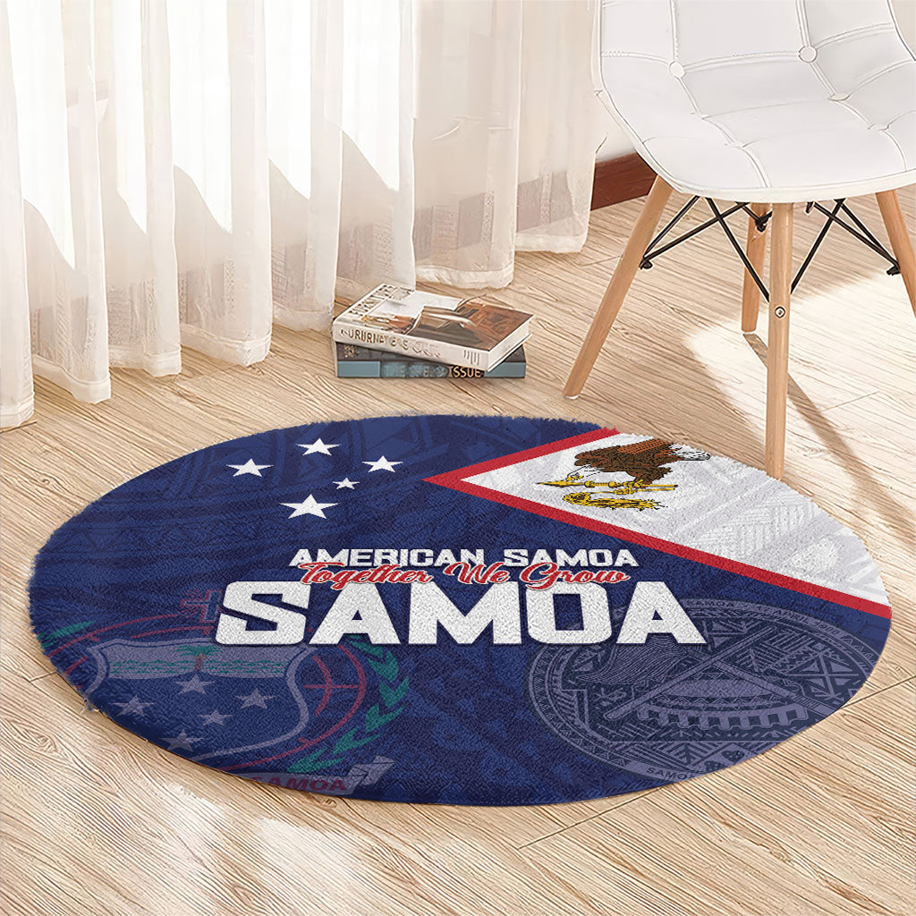 American Samoa And Samoa Round Carpet Together We Grow