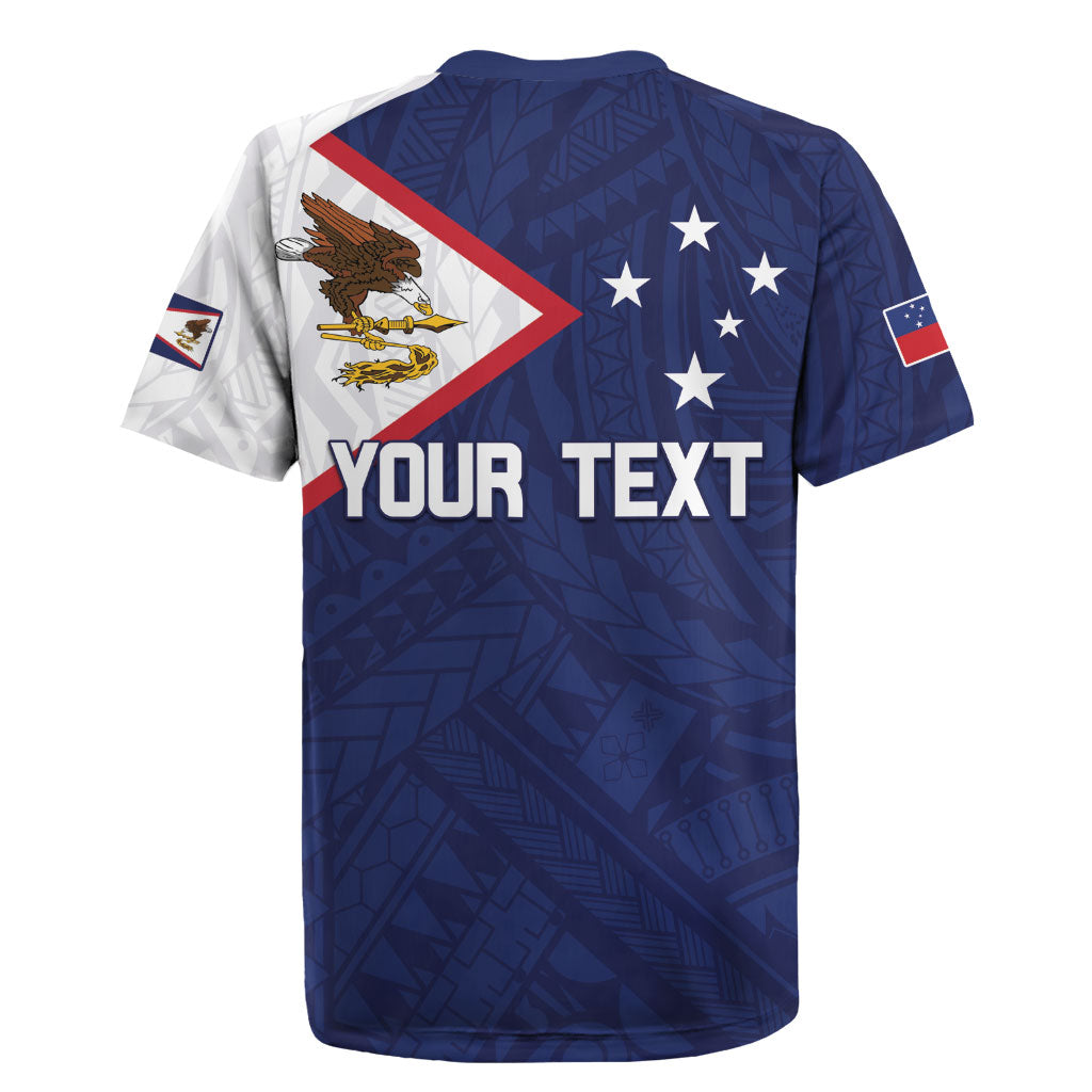Personalized American Samoa And Samoa Rugby Jersey Together We Grow