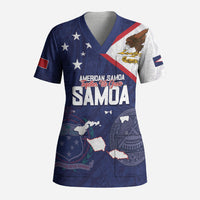 Personalized American Samoa And Samoa Scrub Top Together We Grow