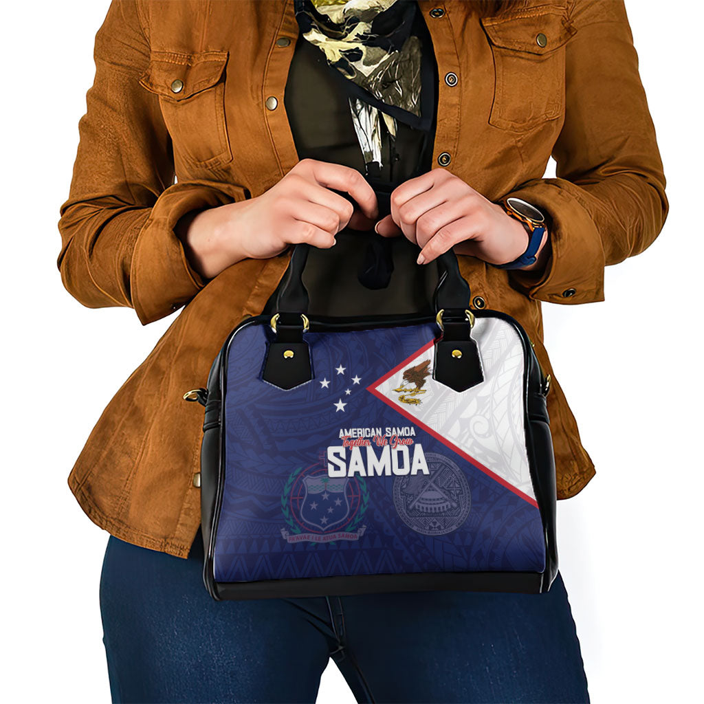 American Samoa And Samoa Shoulder Handbag Together We Grow