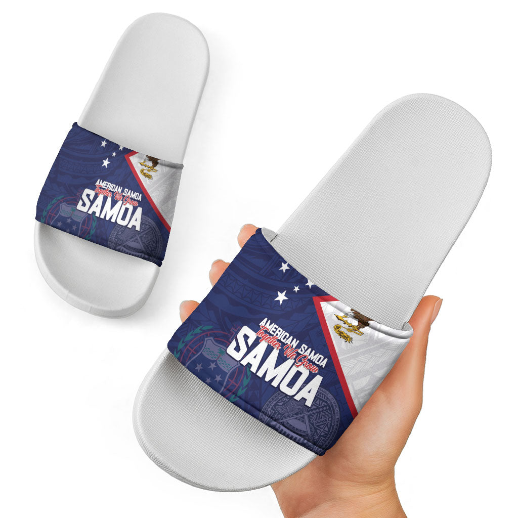 American Samoa And Samoa Slide Sandals Together We Grow