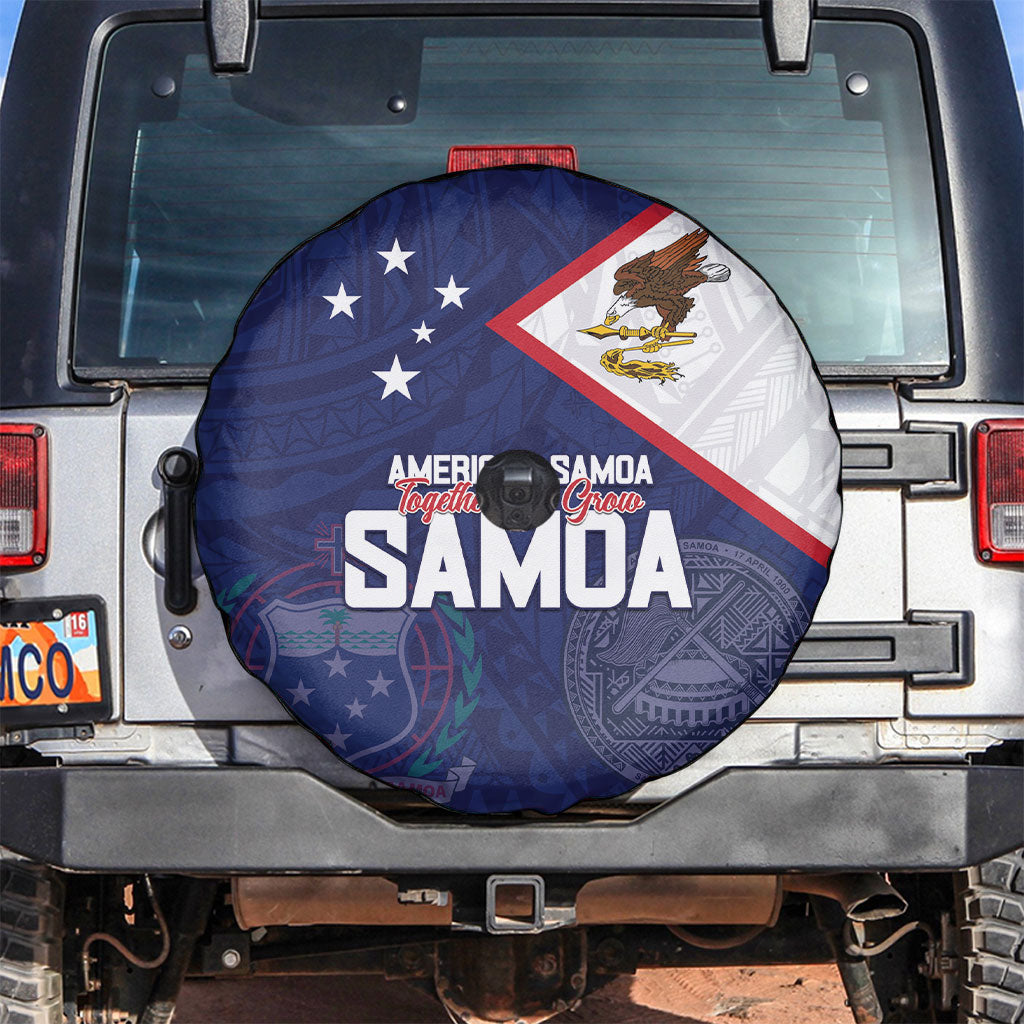 American Samoa And Samoa Spare Tire Cover Together We Grow