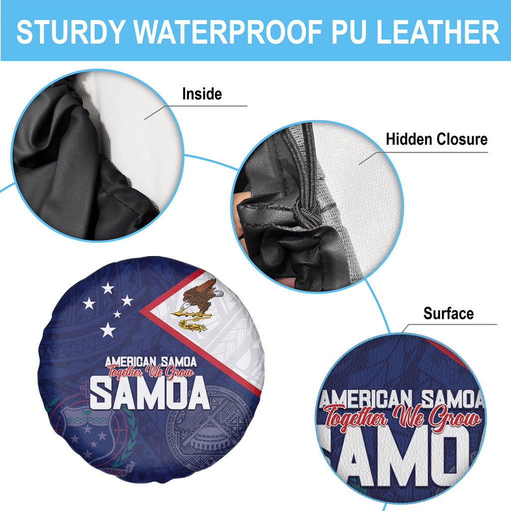 American Samoa And Samoa Spare Tire Cover Together We Grow