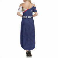Personalized American Samoa And Samoa Summer Maxi Dress Together We Grow