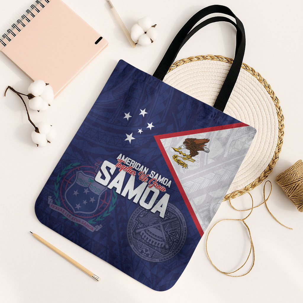 American Samoa And Samoa Tote Bag Together We Grow