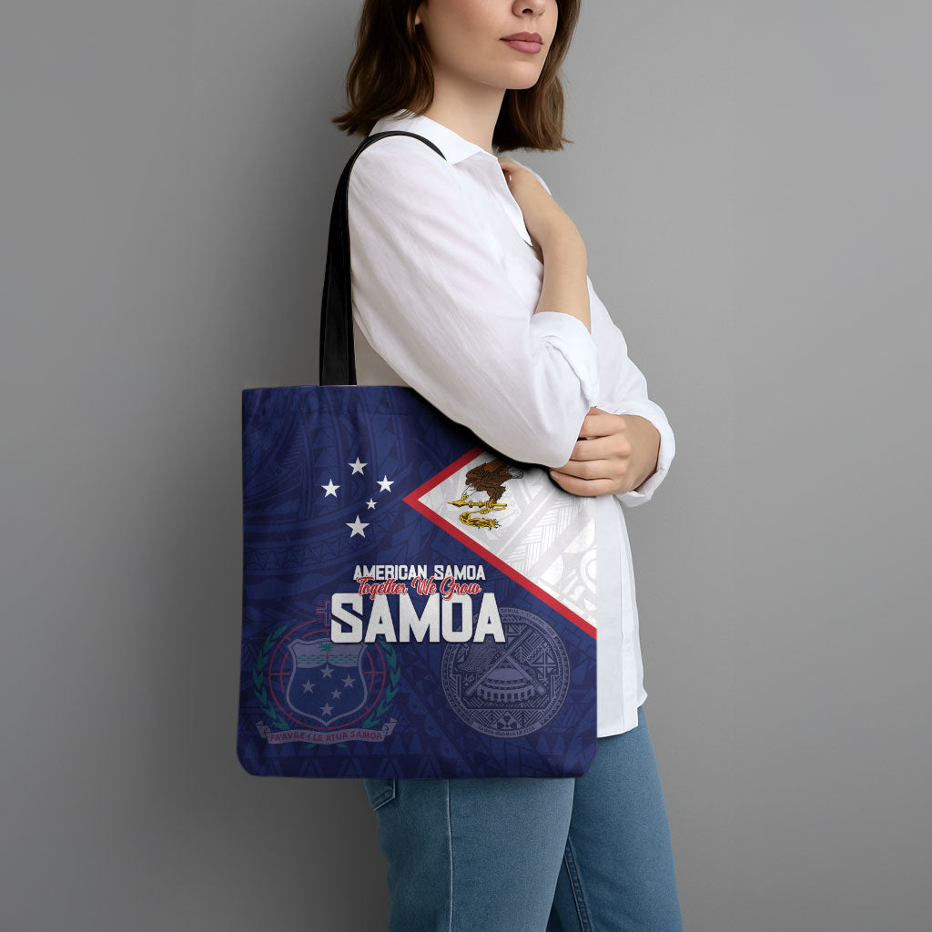 American Samoa And Samoa Tote Bag Together We Grow