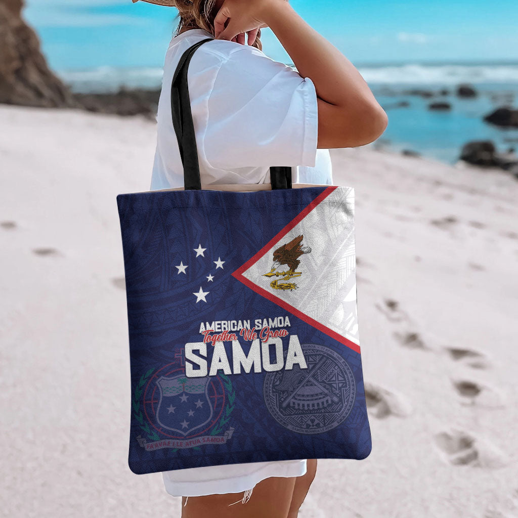 American Samoa And Samoa Tote Bag Together We Grow