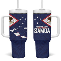 American Samoa And Samoa Tumbler With Handle Together We Grow