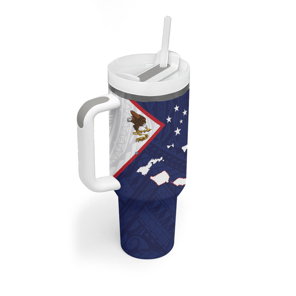 American Samoa And Samoa Tumbler With Handle Together We Grow